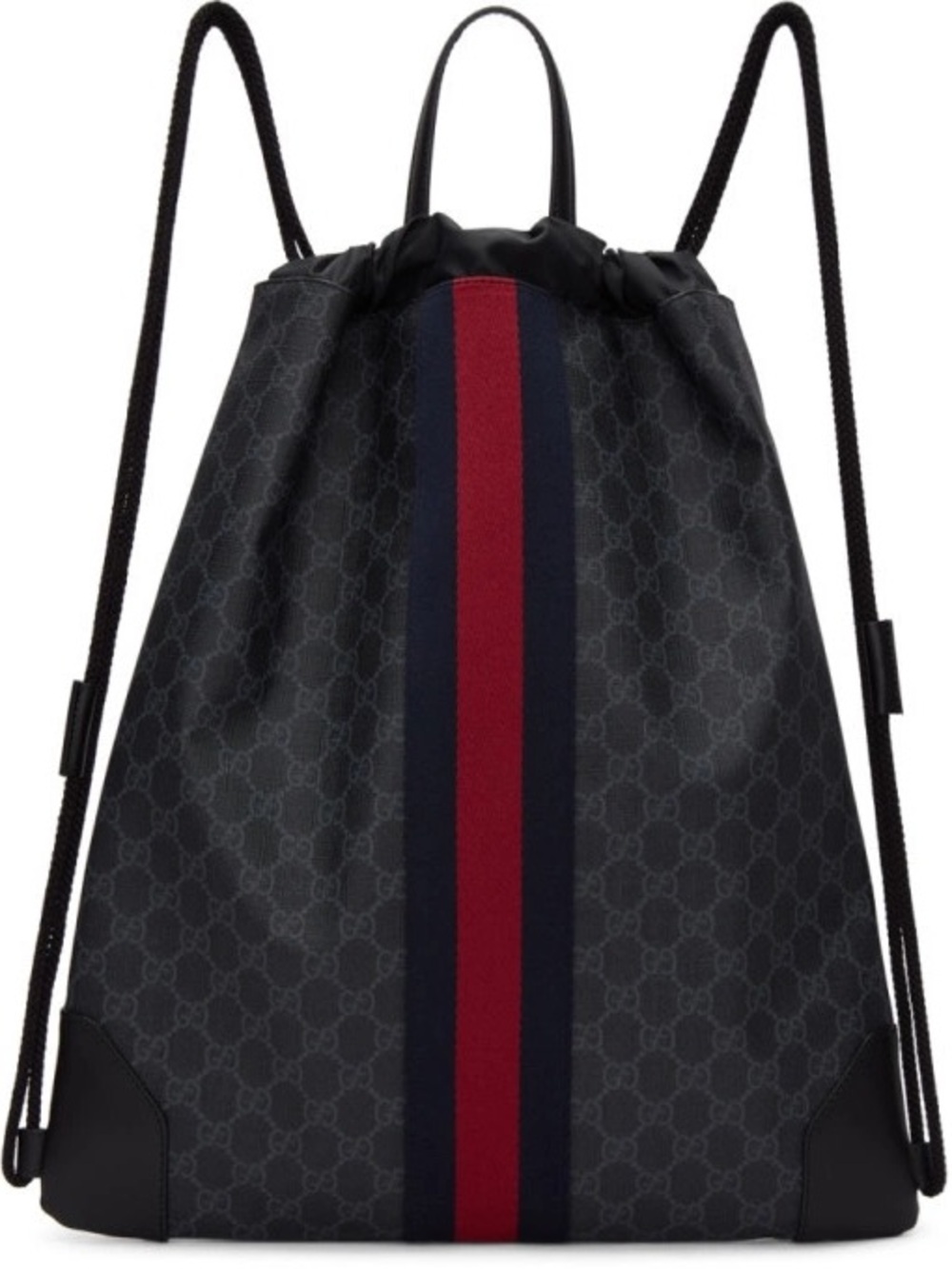 Large Gucci Supreme GG Drawstring Backpack